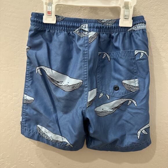 Tea Collection Blue Whales Swim Trunks - Picture 4 of 7